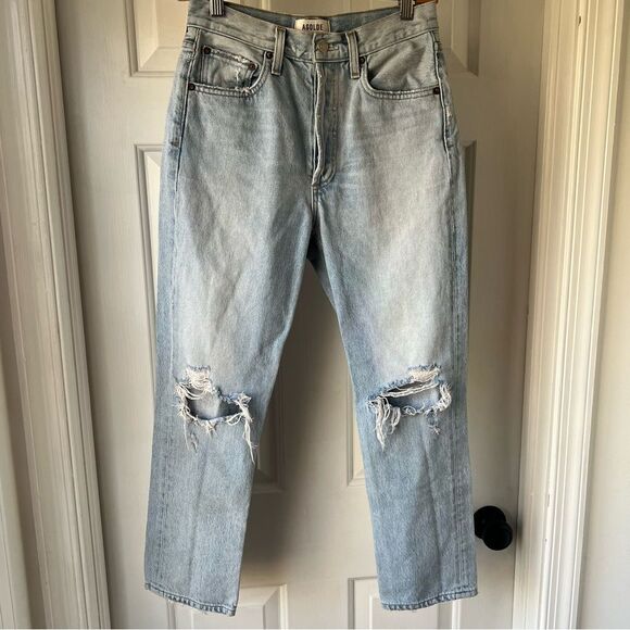 AGOLDE Riley High Rise Straight Crop 25 - Picture 3 of 6